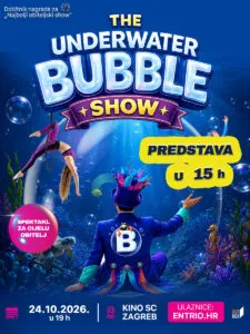The Underwater Bubble Show во Кино СЦ во Загреб на 24 октомври - латвиската продукција што ја освои наградата Мерлин за најдобро семејно шоу