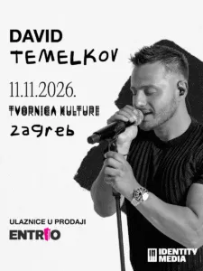 Давид Темелков со прв самостоен концерт во Творница културе во Загреб на 11 ноември - скопјанецот зад „Мојата Македонија“