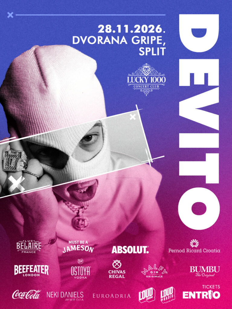 Devito 28 Kasım'da Split'te Dvorana Gripe'de - maskeli rapçi ve 2023'ün en başarılı Sırp albümü