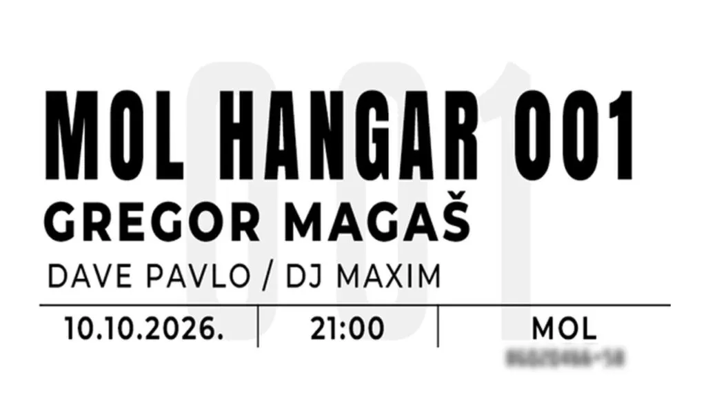 Gregor Magaš 10 Ekim'de Mol'daki Hangar'da - sosyal medyada büyüyen hard-techno rap Mol Hangar serisini açıyor