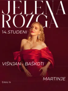 Јелена Розга во Башкоти во Вишњан на 14 ноември - поранешната пејачка на Магазин за Мартиње во Истра