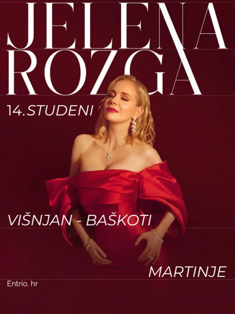 Jelena Rozga 14 Kasım'da Višnjan'da Baškoti'de - Magazin'in eski vokalisti İstria'da Aziz Martin Günü için sahnede