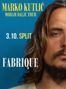 Марко Кутлиќ во Fabrique Le Supper Club во Сплит на 3 октомври - од награда Порин до улиците на Трст и назад