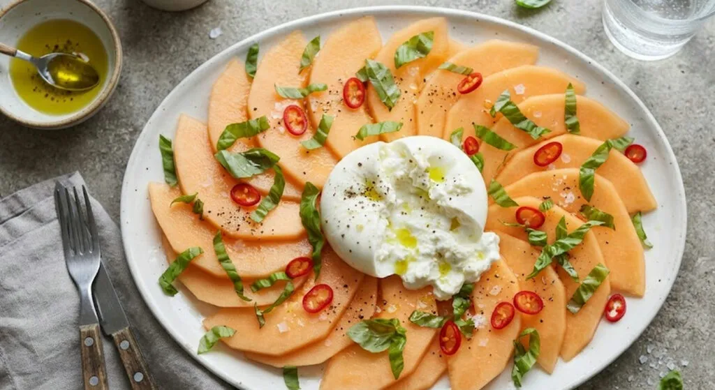 All Summer We Ate Melon as Dessert: Four Carpaccios That Put It at the Start of the Table