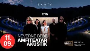 Неверне Бебе акустично во амфитеатарот на Еката Естејт на 11 септември - бендот што одржа 147 концерти во една година