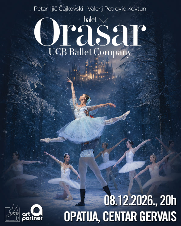Balet „Krcko Oraščić” u Centru Gervais u Opatiji 8. decembra - Ukrajinski klasični balet sa božićnom bajkom Čajkovskog