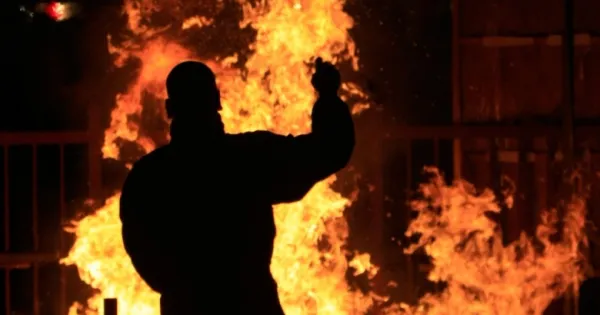 85-годишник запалил вегетација кај Струга среде најтешката пожарна недела и е уапсен