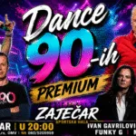 Dance 90-ih Premium во Спортската хала во Зајечар на 10 октомври - Иван Гавриловиќ, Др Иги, Фанки Џи и Моби Дик на иста сцена