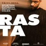 Раста во спортската сала Зрињевац во Осијек на 14 ноември - „Кавасаки“, „Еуфорија“ и дуетот пред кој на YouTube беше само „Деспасито“