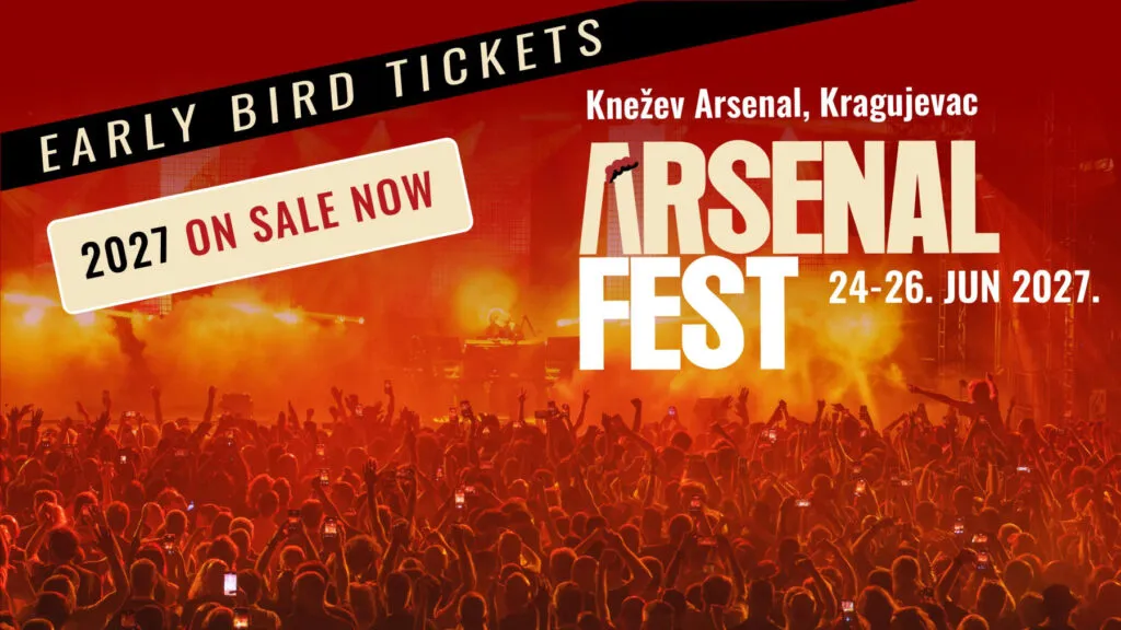 Arsenal Fest 2027 në Kragujevc nga 24 deri më 26 qershor - biletat në shitje pa u shpallur asnjë emër i vetëm
