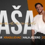 Саша Ковачевиќ во Хала Језеро во Крагуевац на 16 октомври - почеток на турнеја низ пет града, ниту еден во Белград
