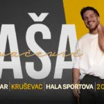 Саша Ковачевиќ во Халата спортова во Крушевац на 6 ноември - четврта станица пред крајот на турнејата
