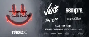 The Smiley Calls Skopje на 19 септември пред „Борис Трајковски“ - SEMPRE го прави првиот домашен open-air фестивал со германскиот JUNO