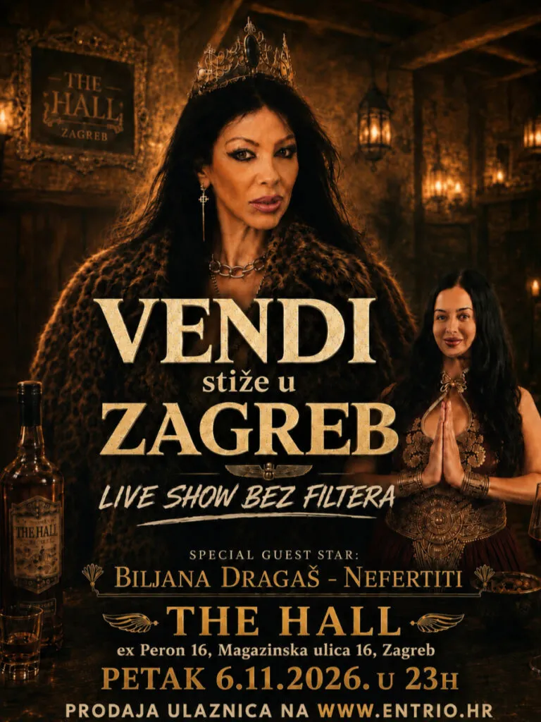 Wendy 6 Kasım'da Zagreb'de The Hall'da - doksanların "panayır kraliçesi" özel konuk Biljana Dragaš ile