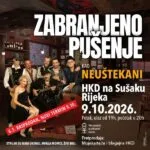 Забрането пушење како „Неуштекани“ во ХКД на Сушаку во Риека на 9 октомври - вториот термин по распродадениот прв