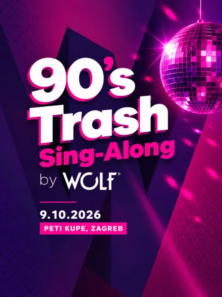 „90's Trash Sing-Along” u Petom kupeu u Zagrebu 9. oktobra - žurka na kojoj publika peva ceo repertoar