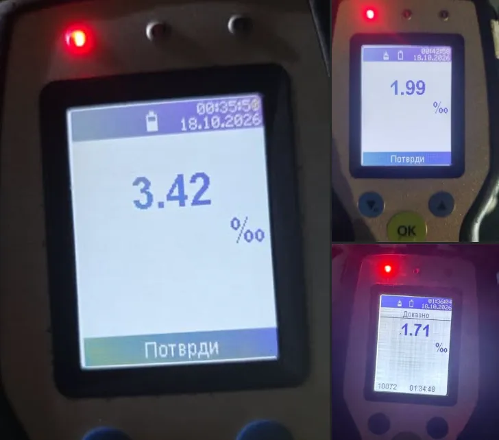 За една ноќ 58 возачи останаа без возачка: 61 од 772 тестирани возеле со алкохол