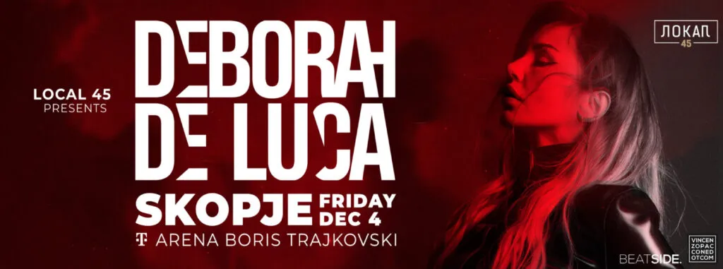 Deborah De Luca 4 Aralık'ta Boris Traykovski Arena'da - DJ Mag listesindeki Scampialı tekno yıldızı