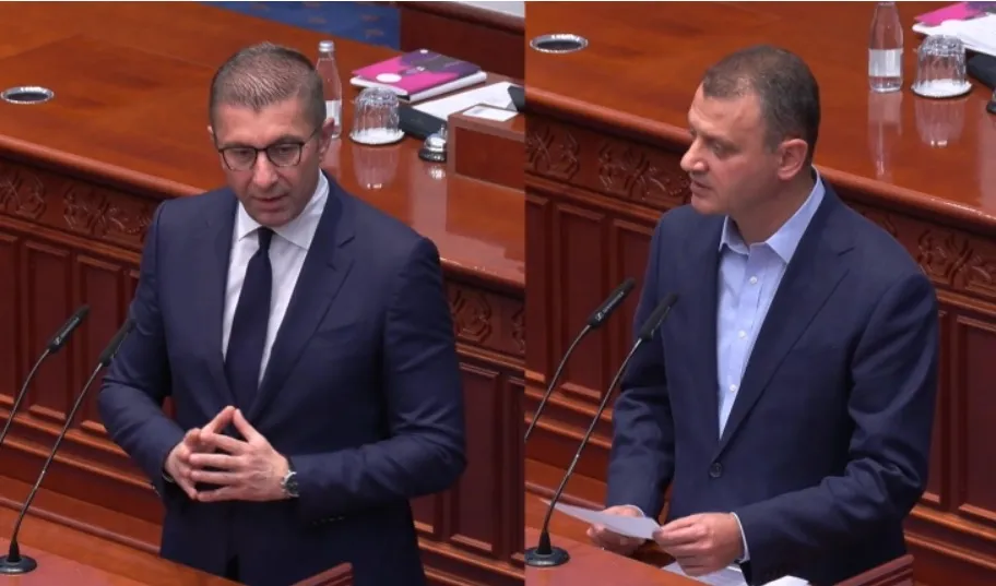 Мицкоски не се откажува од спојувањето на АНБ и разузнавањето: партијата била жртва на службите, па сега ќе има една, поголема служба