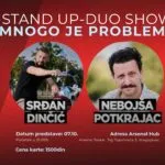 Срѓан Динчиќ и Небојша Поткрајац во Крагуевац на 7 октомври: стендап дуото „Много је проблема“ во Арсенал театар
